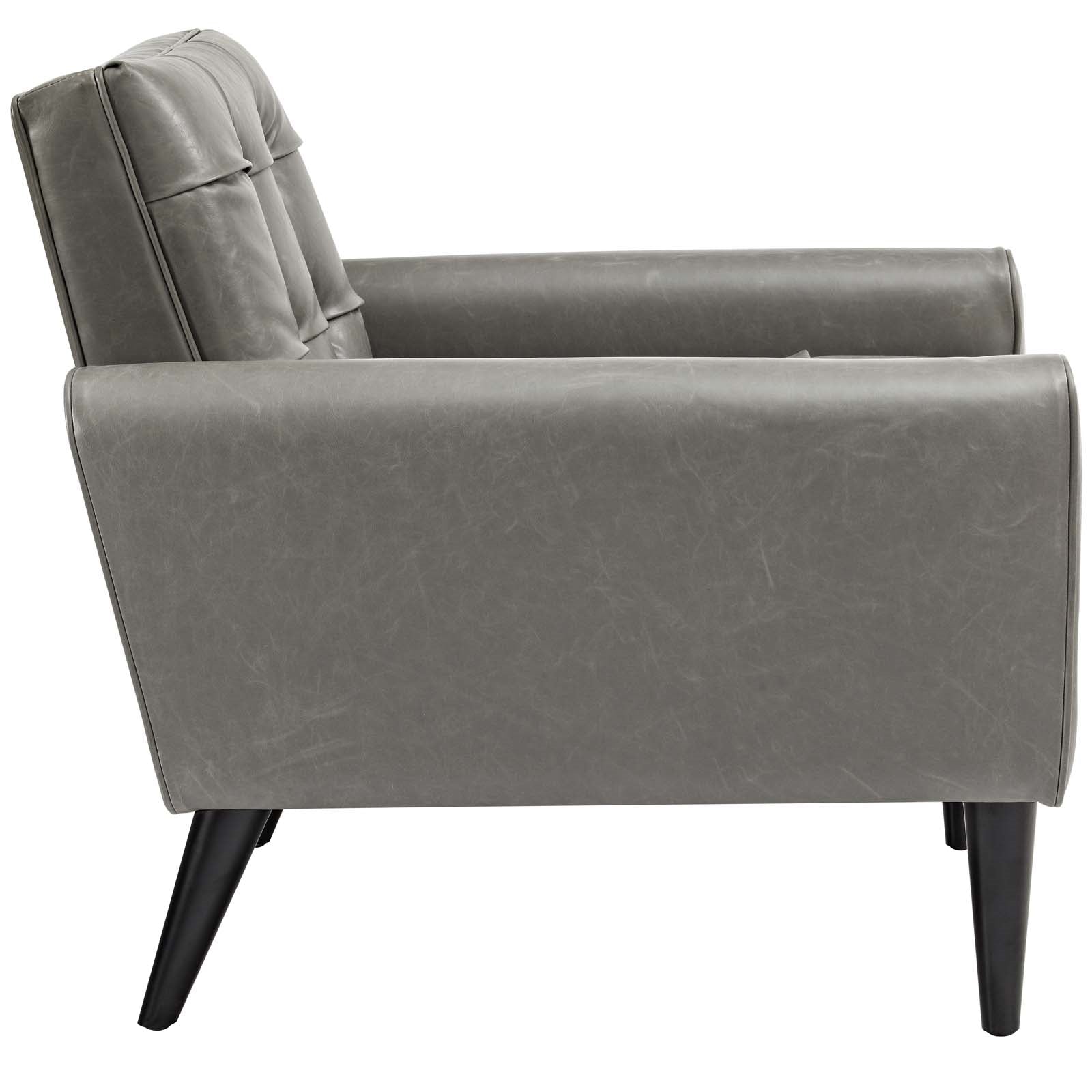 Modway Delve Upholstered Vinyl Accent Chair