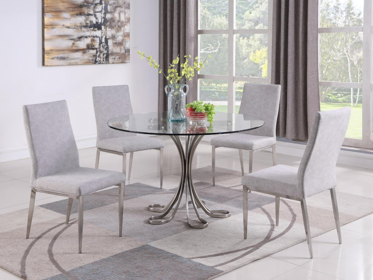 Chintaly Desiree Contemporary Contour-Back Side Chair