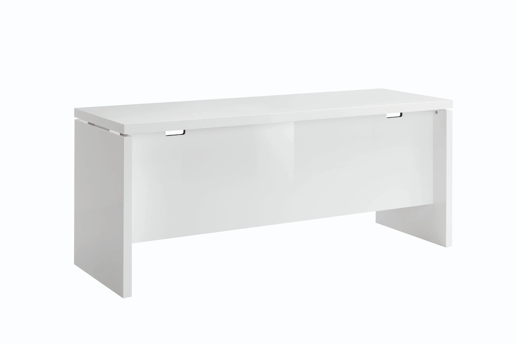 Sedona 71" Desk for Sliding Return Desk, White High Gloss | Delivery lead time 20 Weeks.