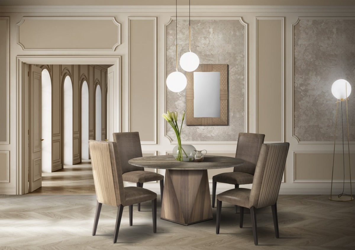 Stone International Diamond Round Dining Table