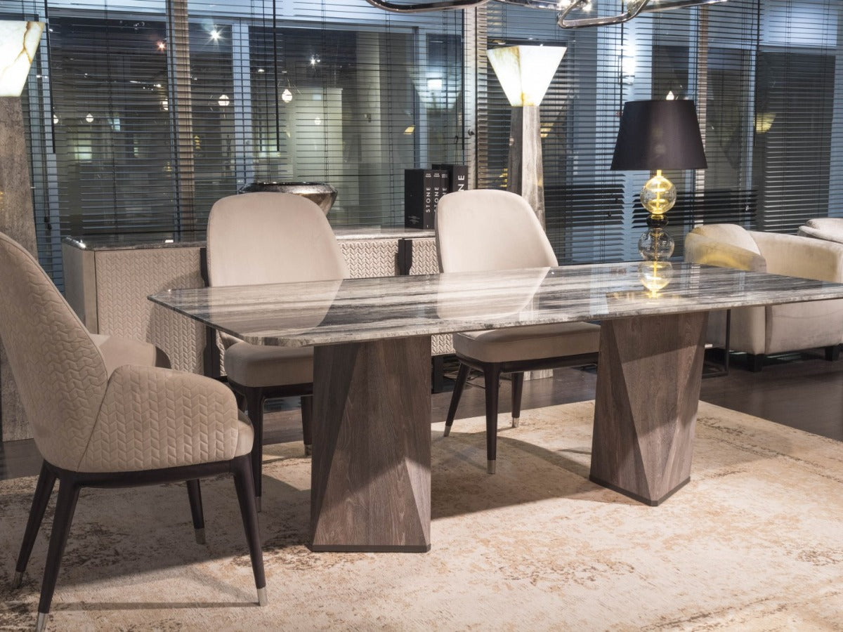 Stone International Diamond Dining Table