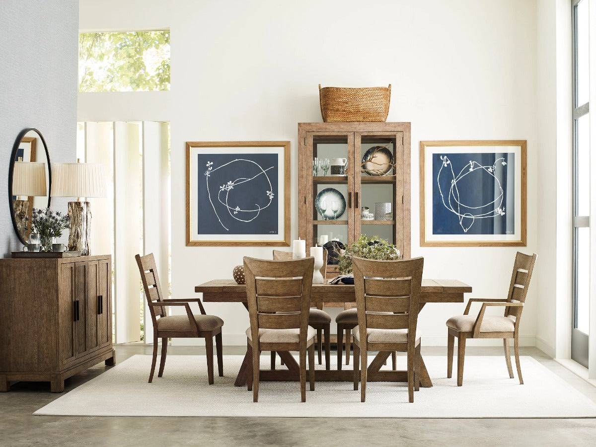 American Drew Skyline Lighthouse Dining Table Complete