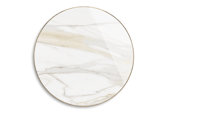 Atrium Keramik Premium Round Dining Table
