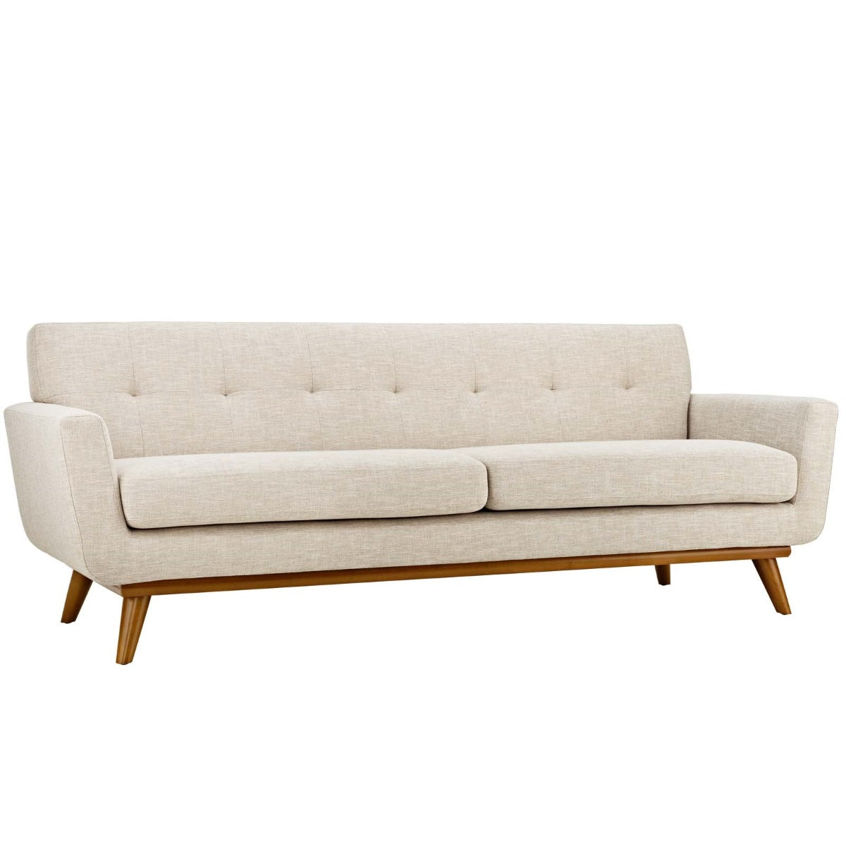 Modway Engage Upholstered Fabric Sofa-Beige