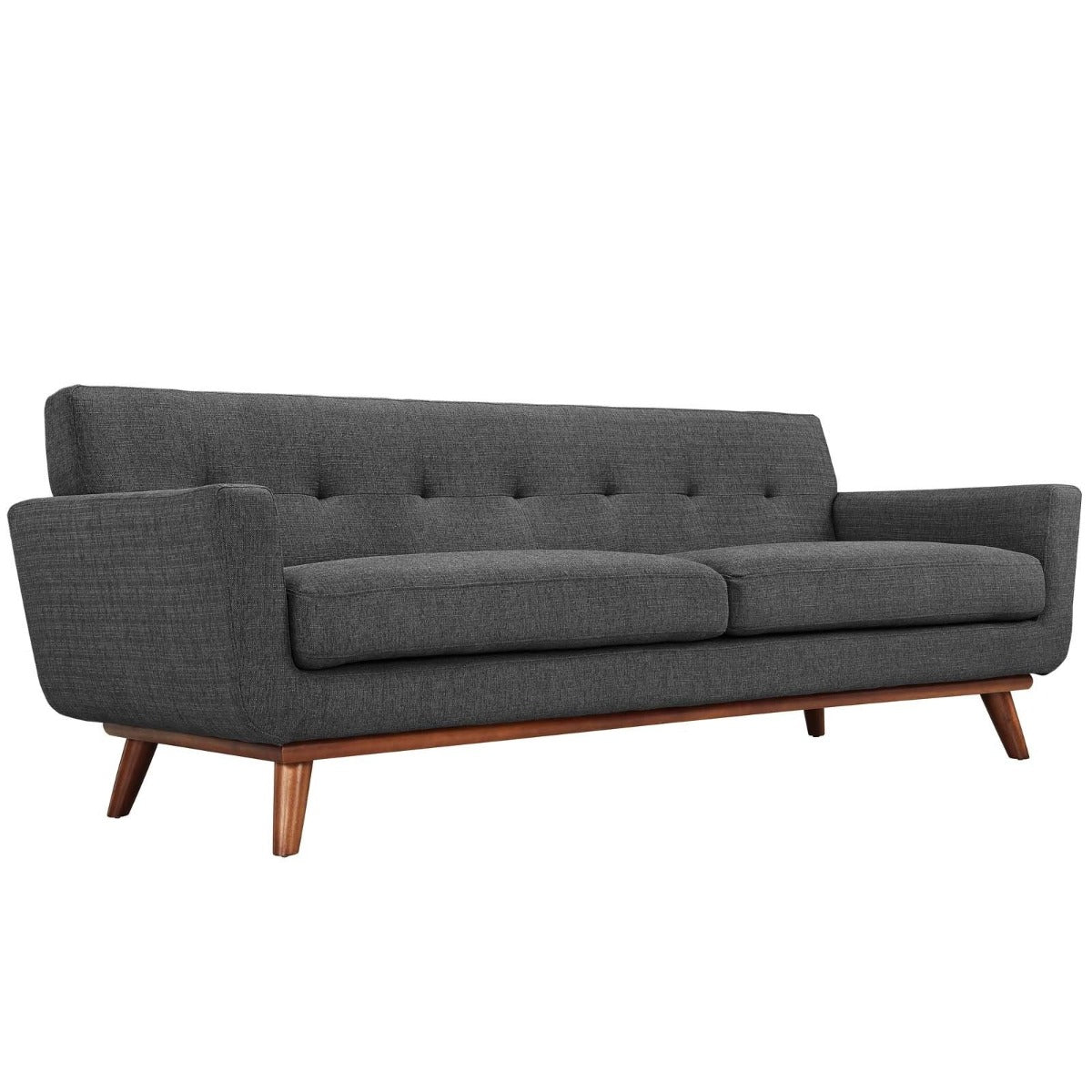 Modway Engage Upholstered Fabric Sofa-Gray