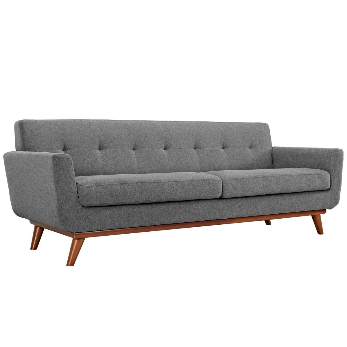 Modway Engage Upholstered Fabric Sofa-Expectation Gray