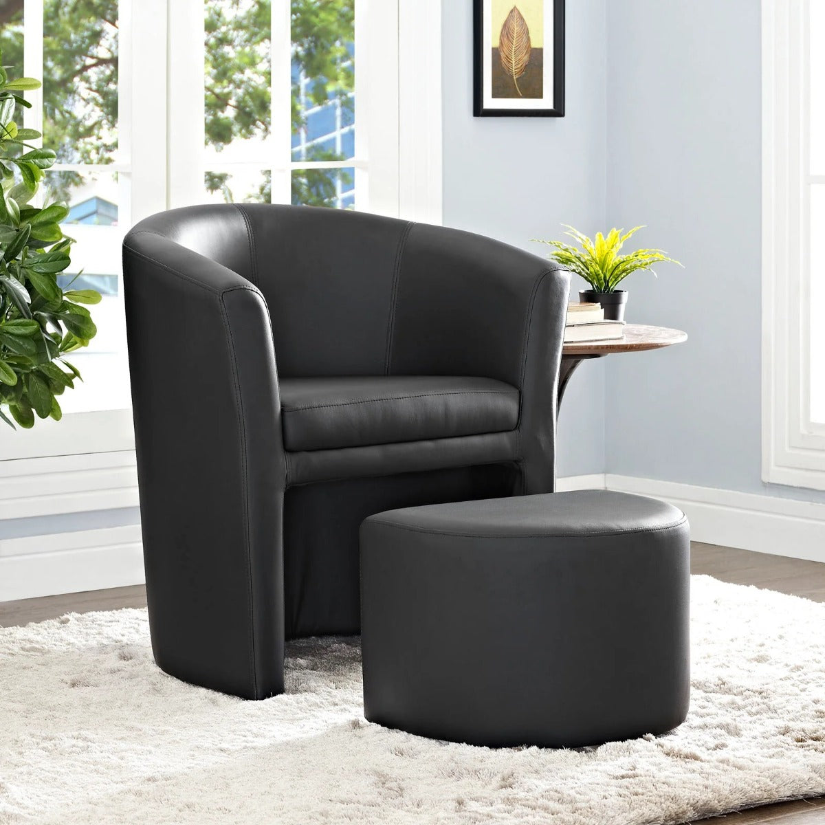 Modway Divulge Armchair and Ottoman