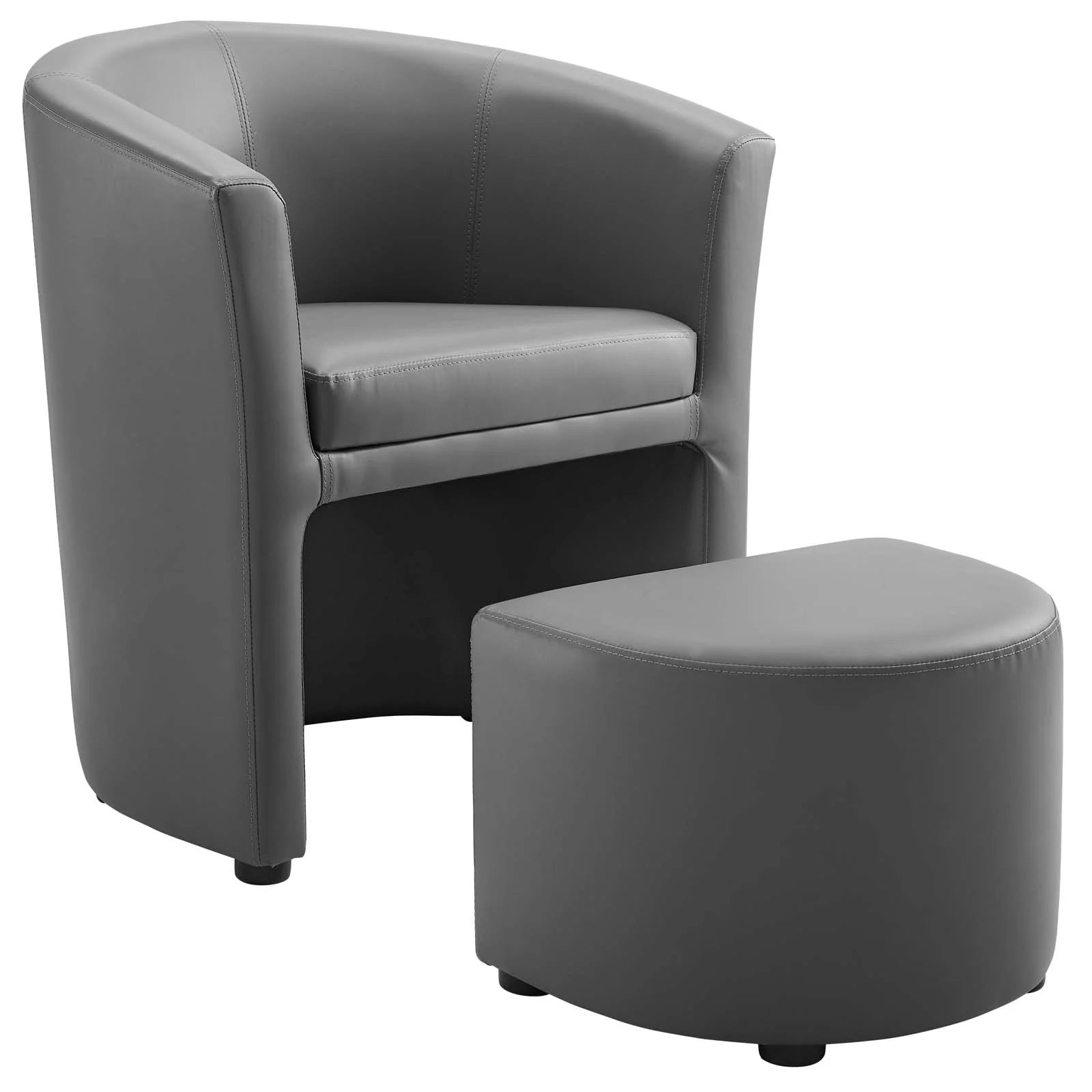 Modway Divulge Armchair and Ottoman