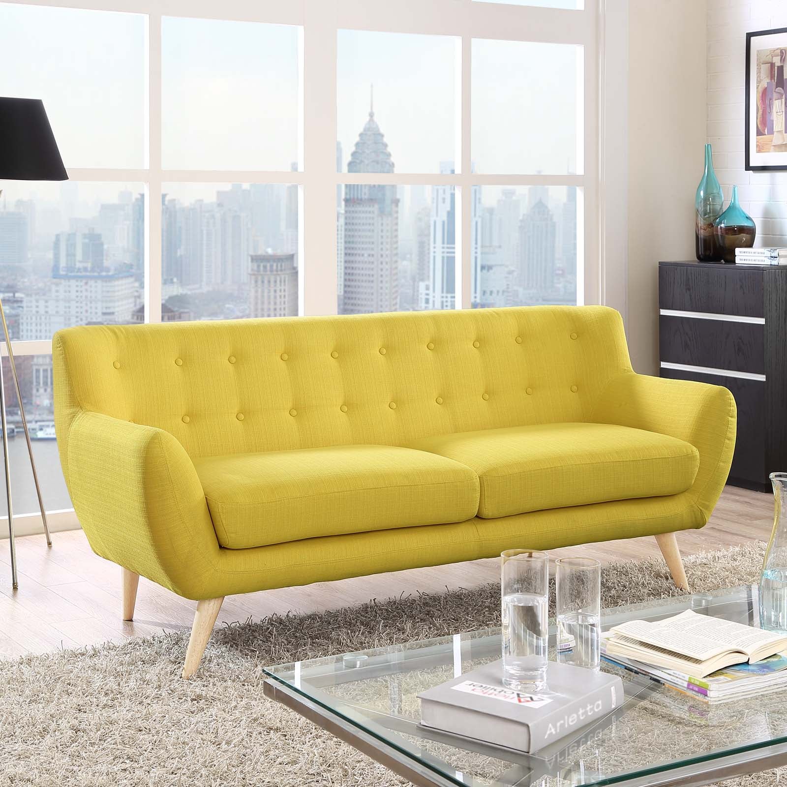 Modway Remark Fabric Upholstered Sofa