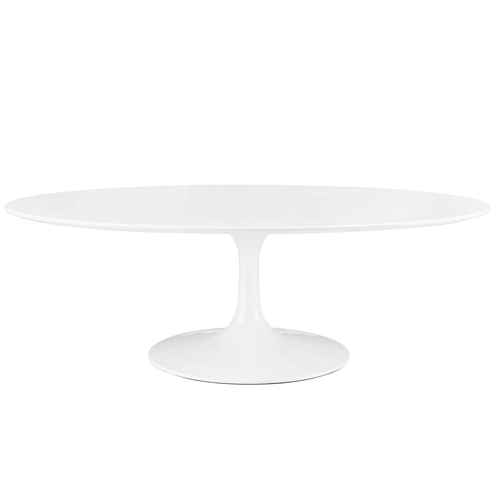 Modway Lippa 48" Oval-Shaped Wood Top Coffee Table