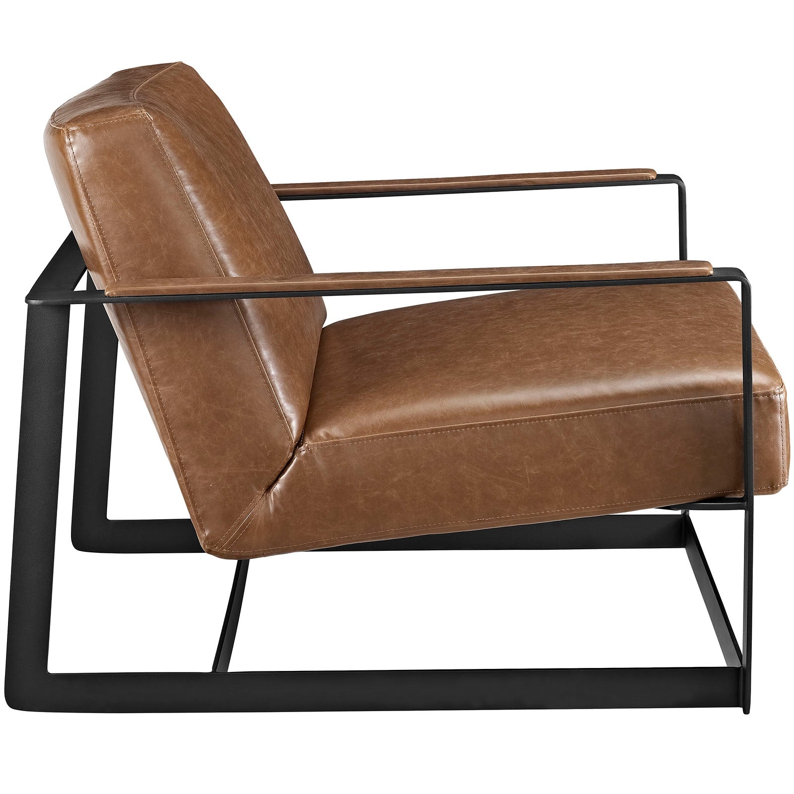 Modway Seg Vegan Leather Accent Chair