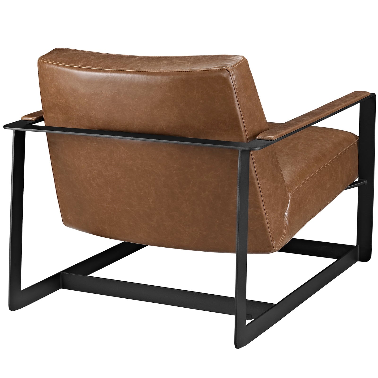 Modway Seg Vegan Leather Accent Chair