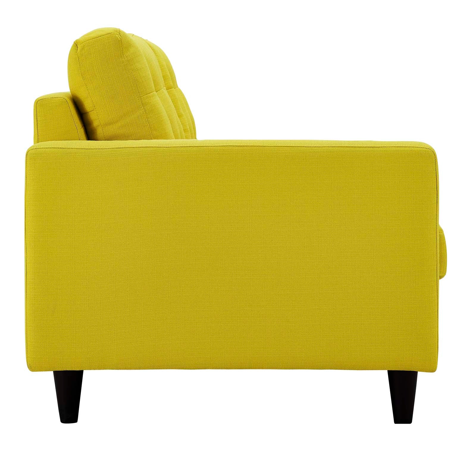 Modway Empress Left-Facing Upholstered Fabric Loveseat