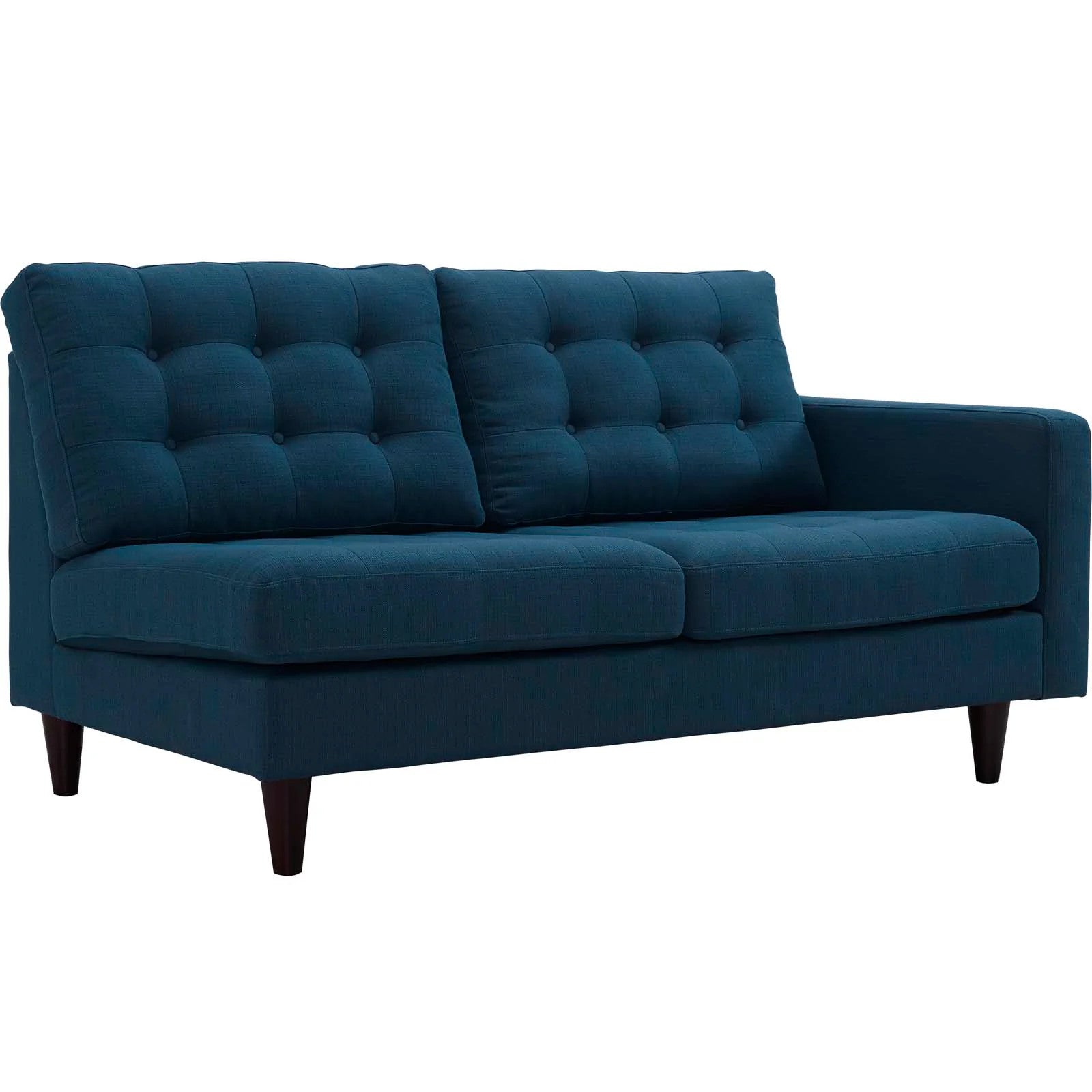 Modway Empress Right-Facing Upholstered Fabric Loveseat