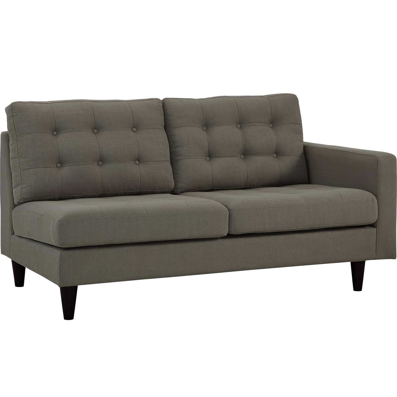 Modway Empress Right-Facing Upholstered Fabric Loveseat