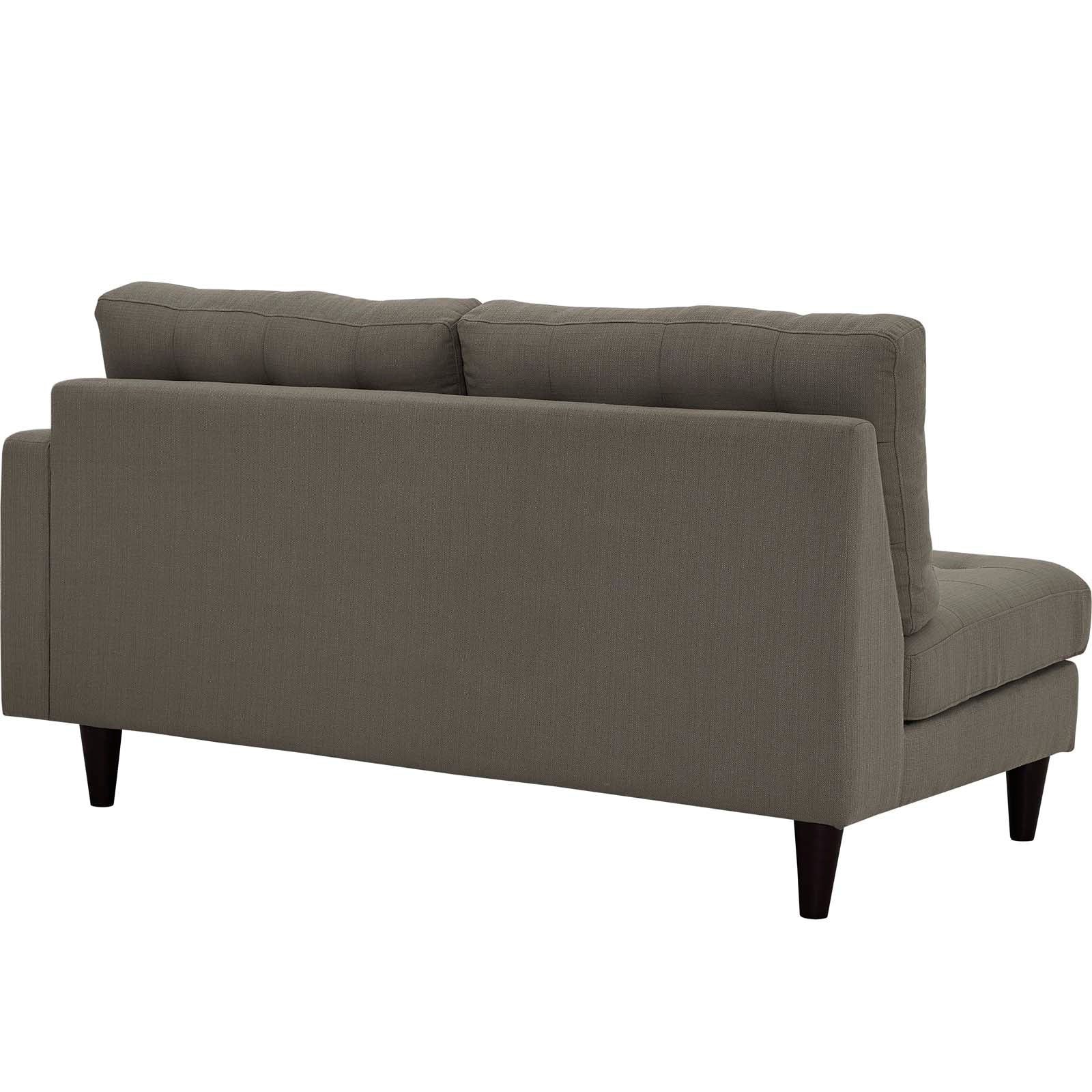 Modway Empress Right-Facing Upholstered Fabric Loveseat