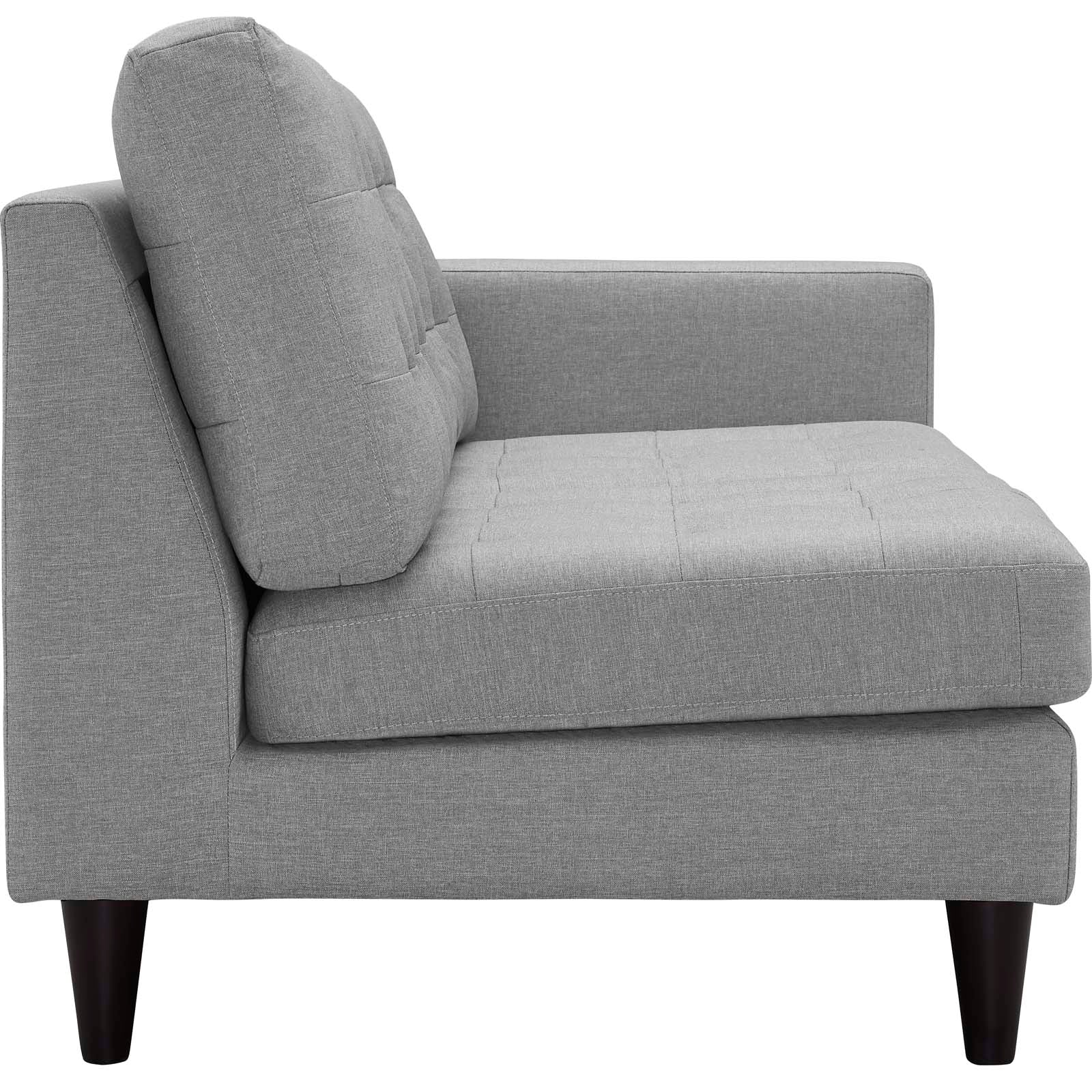 Modway Empress Right-Facing Upholstered Fabric Loveseat