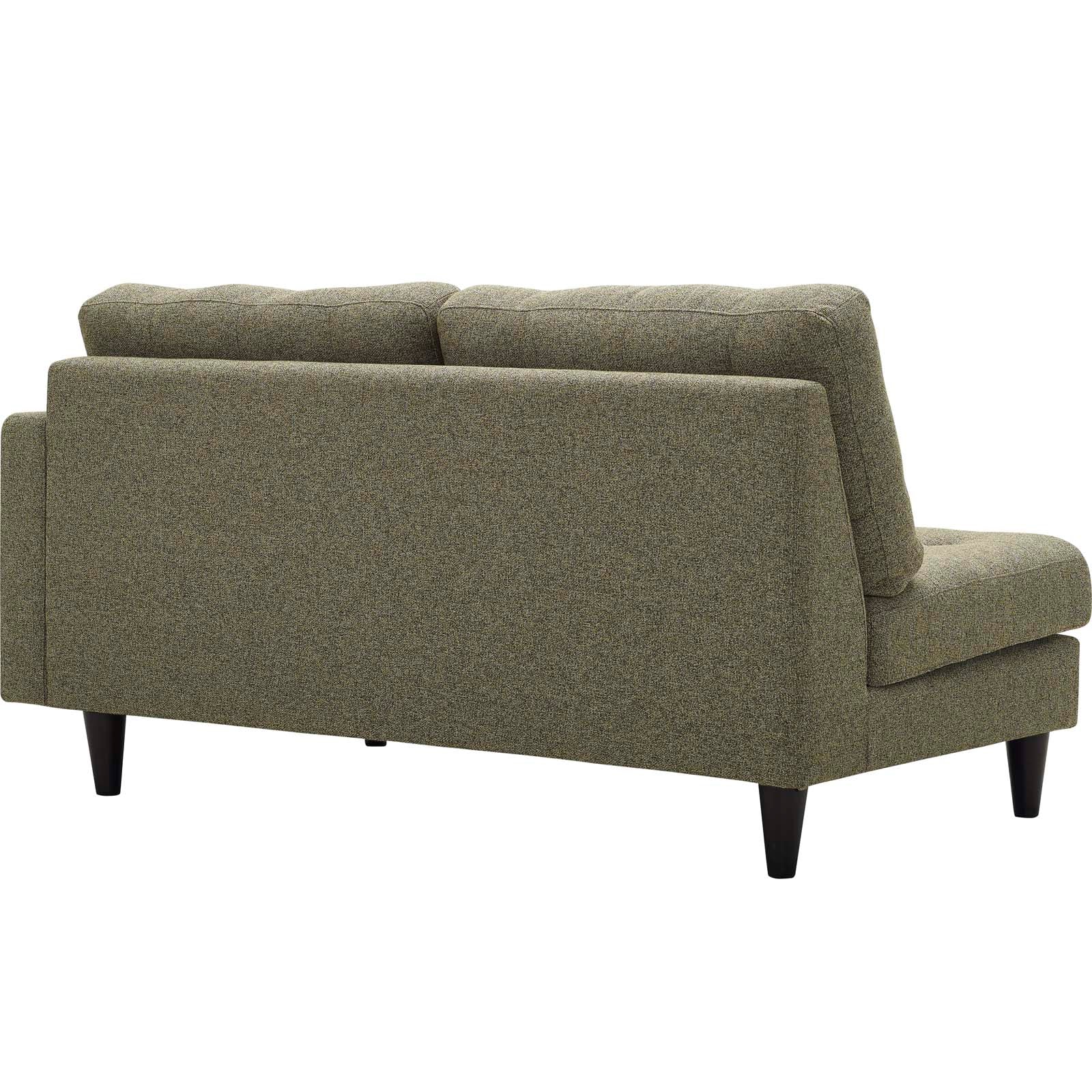 Modway Empress Right-Facing Upholstered Fabric Loveseat