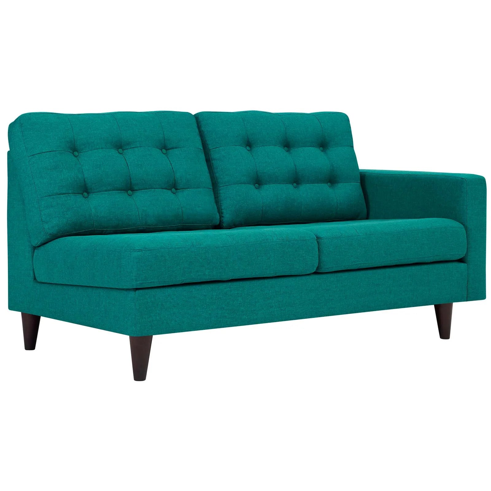 Modway Empress Right-Facing Upholstered Fabric Loveseat