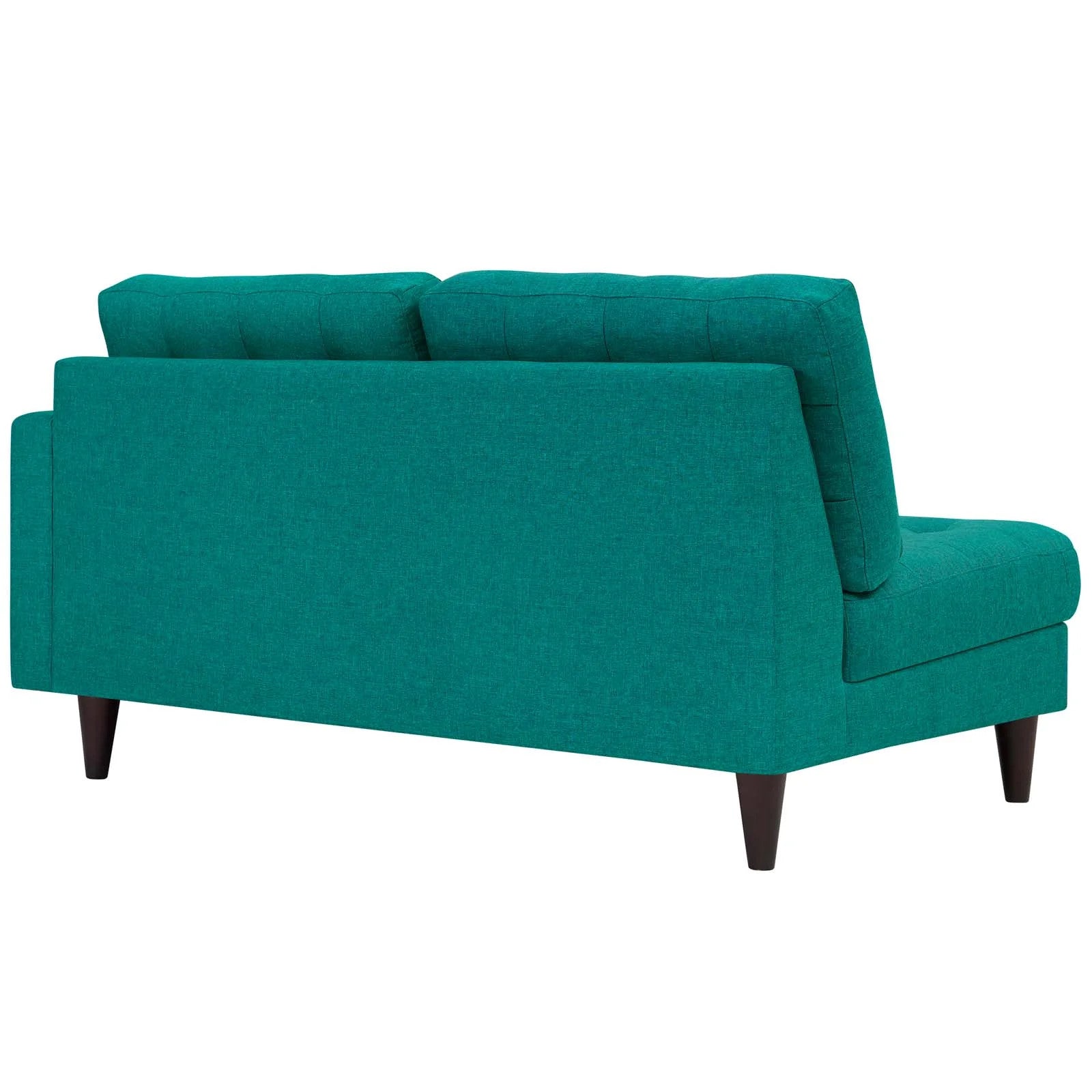 Modway Empress Right-Facing Upholstered Fabric Loveseat
