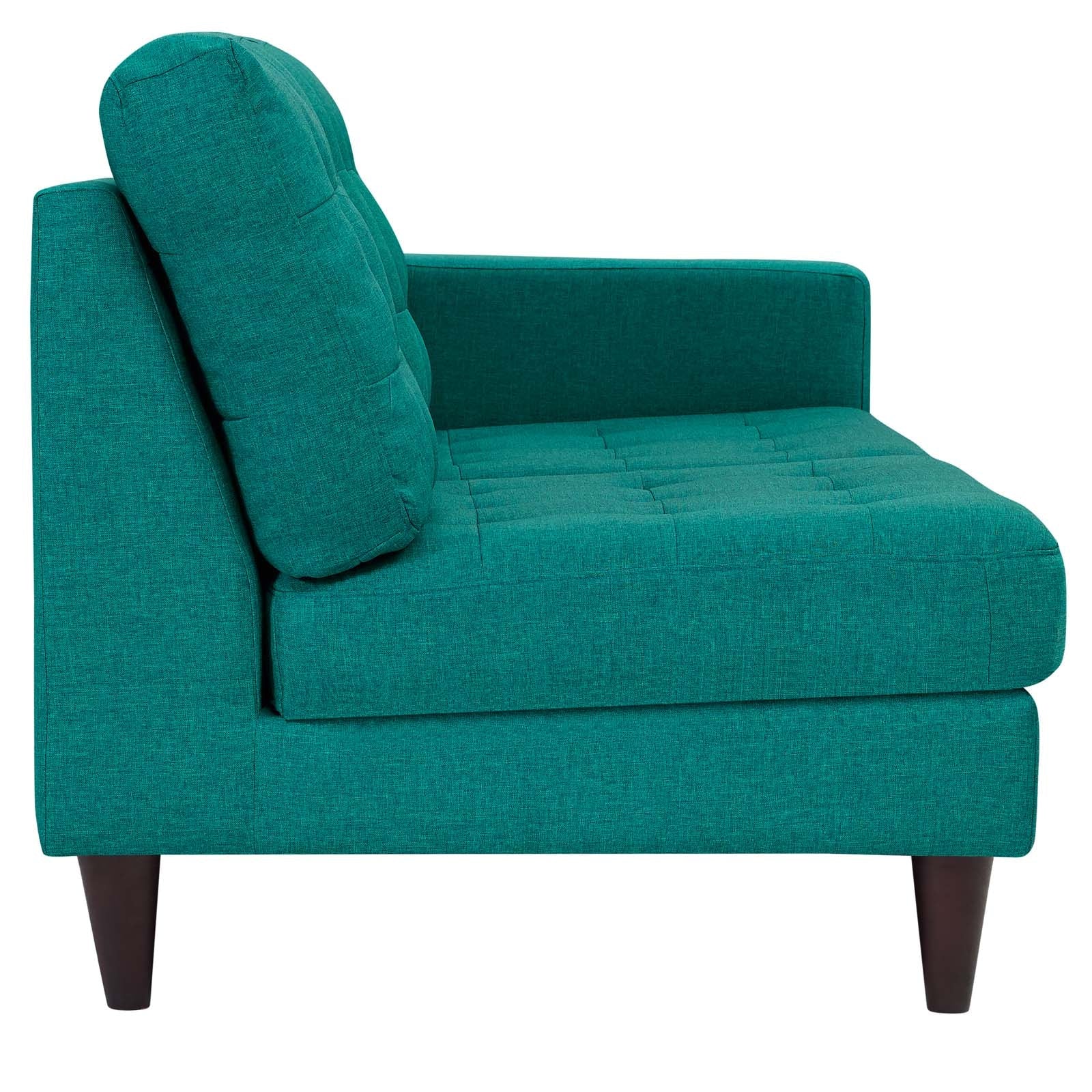 Modway Empress Right-Facing Upholstered Fabric Loveseat