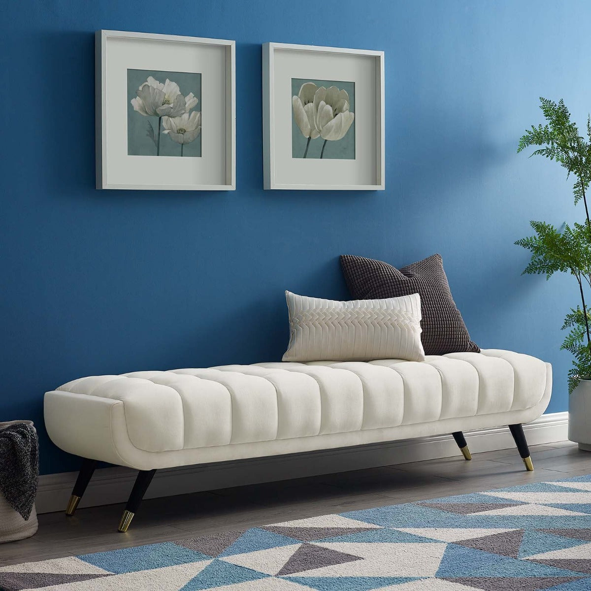 Modway Adept Performance Velvet Bench