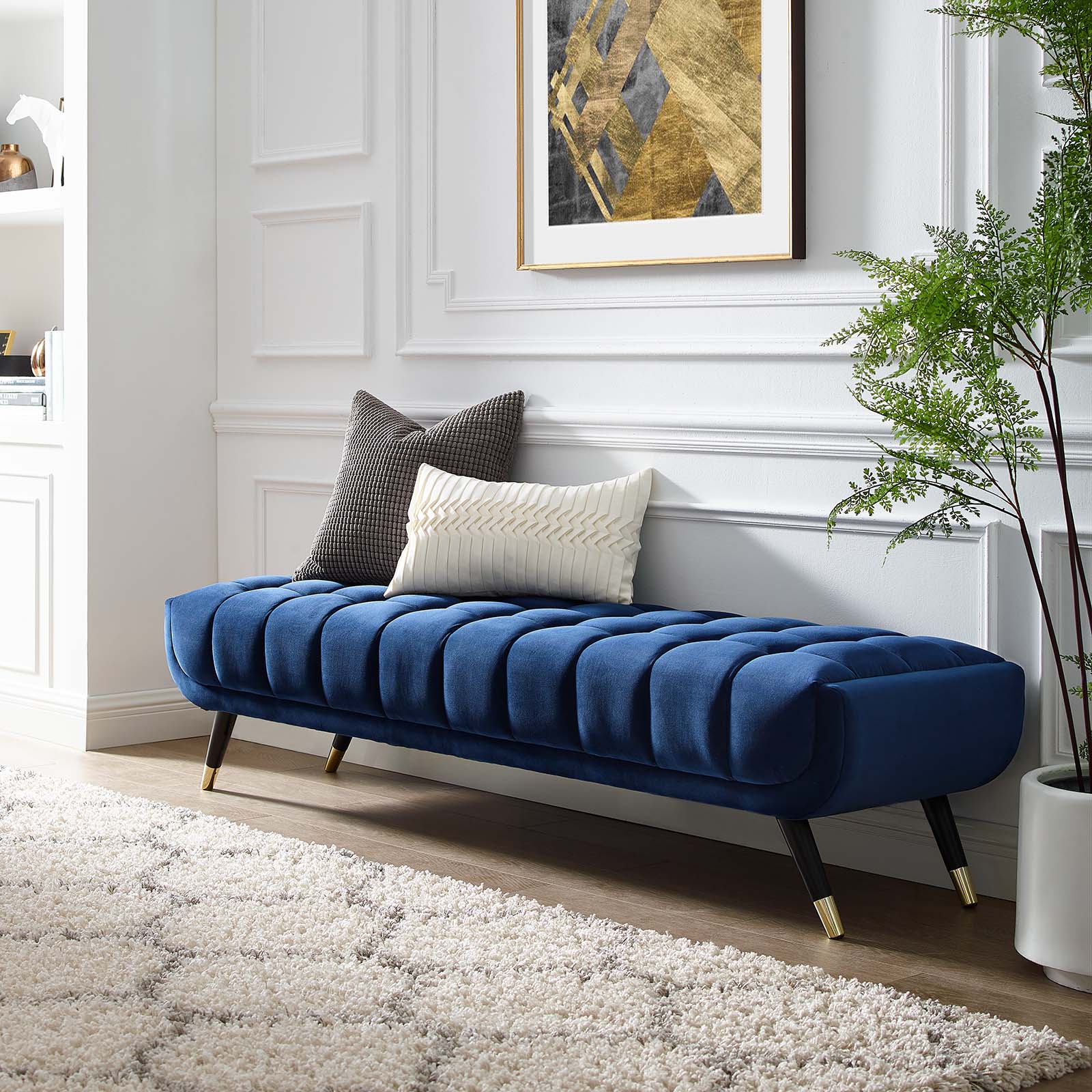 Modway Adept Performance Velvet Bench