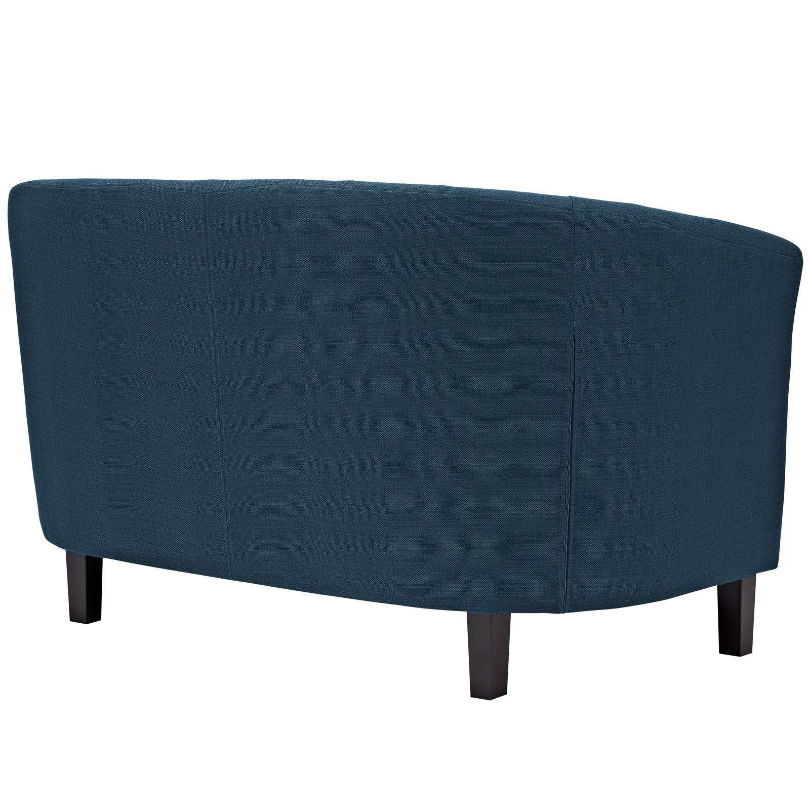 Modway Prospect 3 Piece Upholstered Fabric Loveseat and Armchair Set