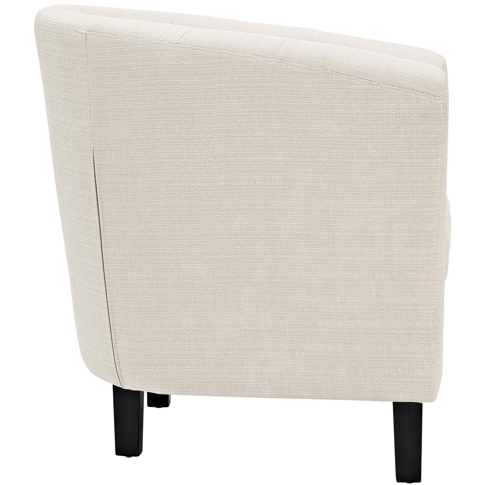 Modway Prospect 3 Piece Upholstered Fabric Loveseat and Armchair Set