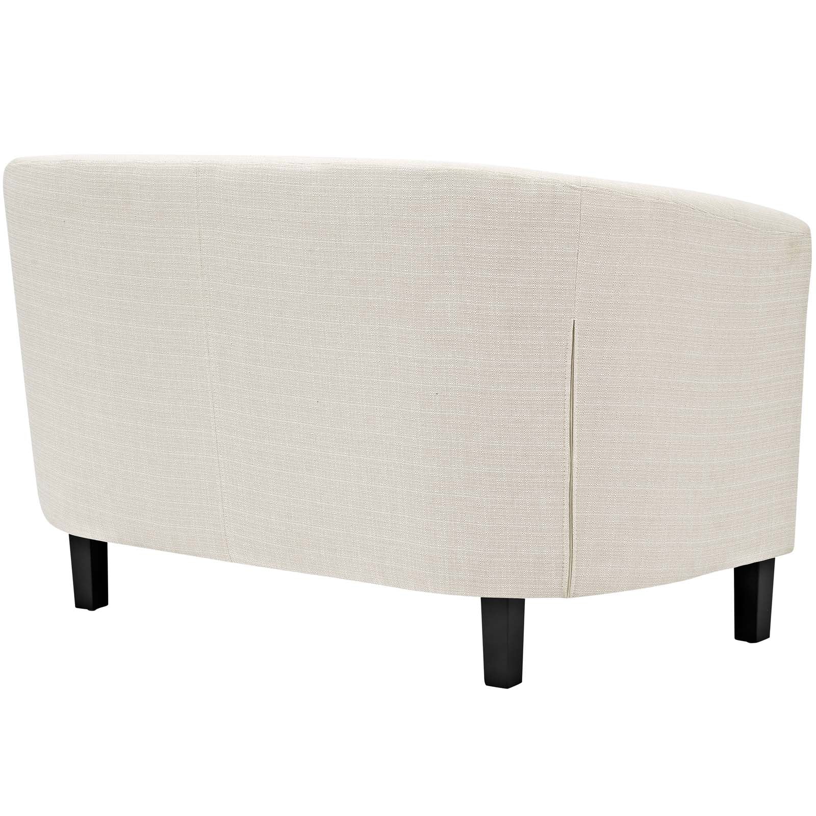 Modway Prospect 3 Piece Upholstered Fabric Loveseat and Armchair Set