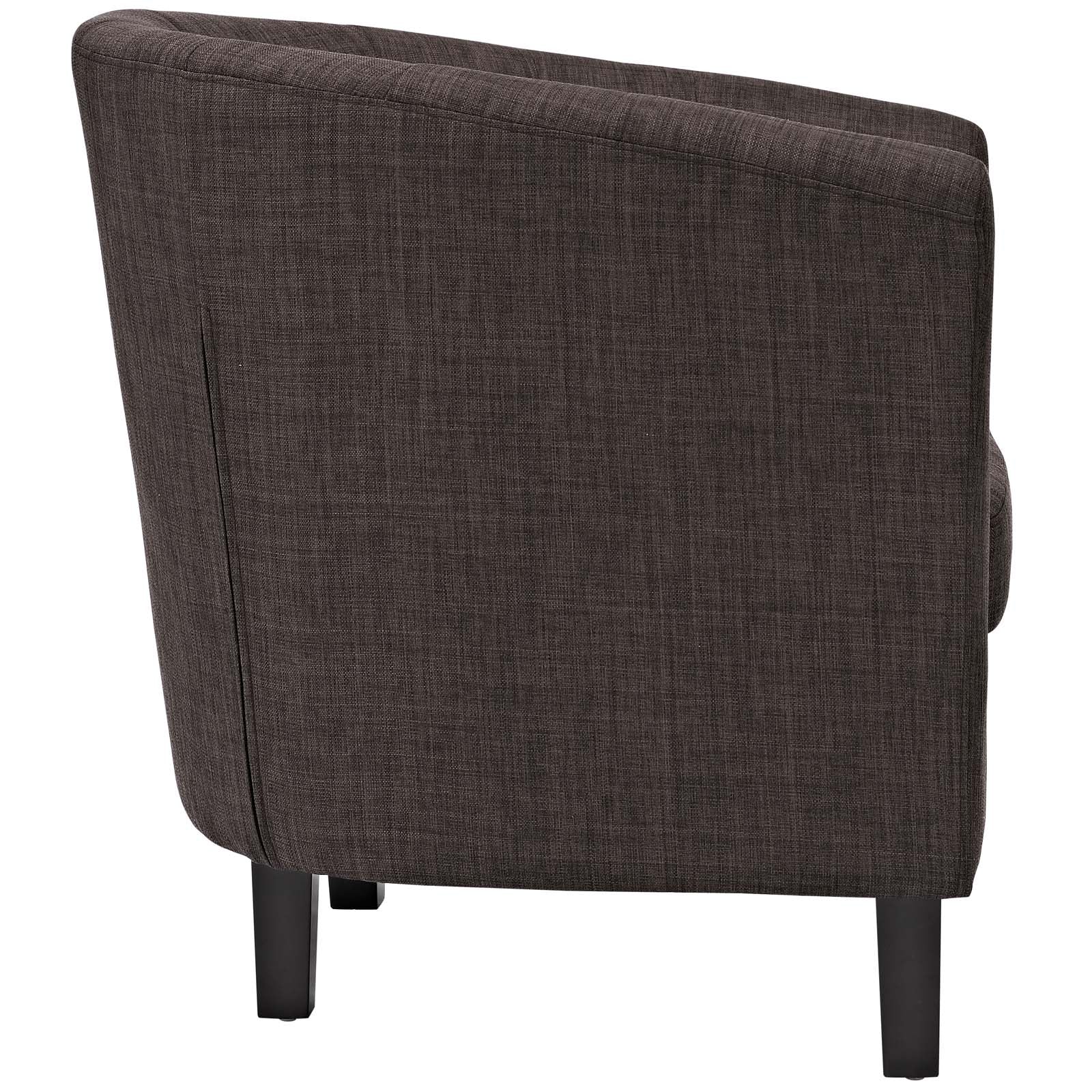 Modway Prospect 3 Piece Upholstered Fabric Loveseat and Armchair Set