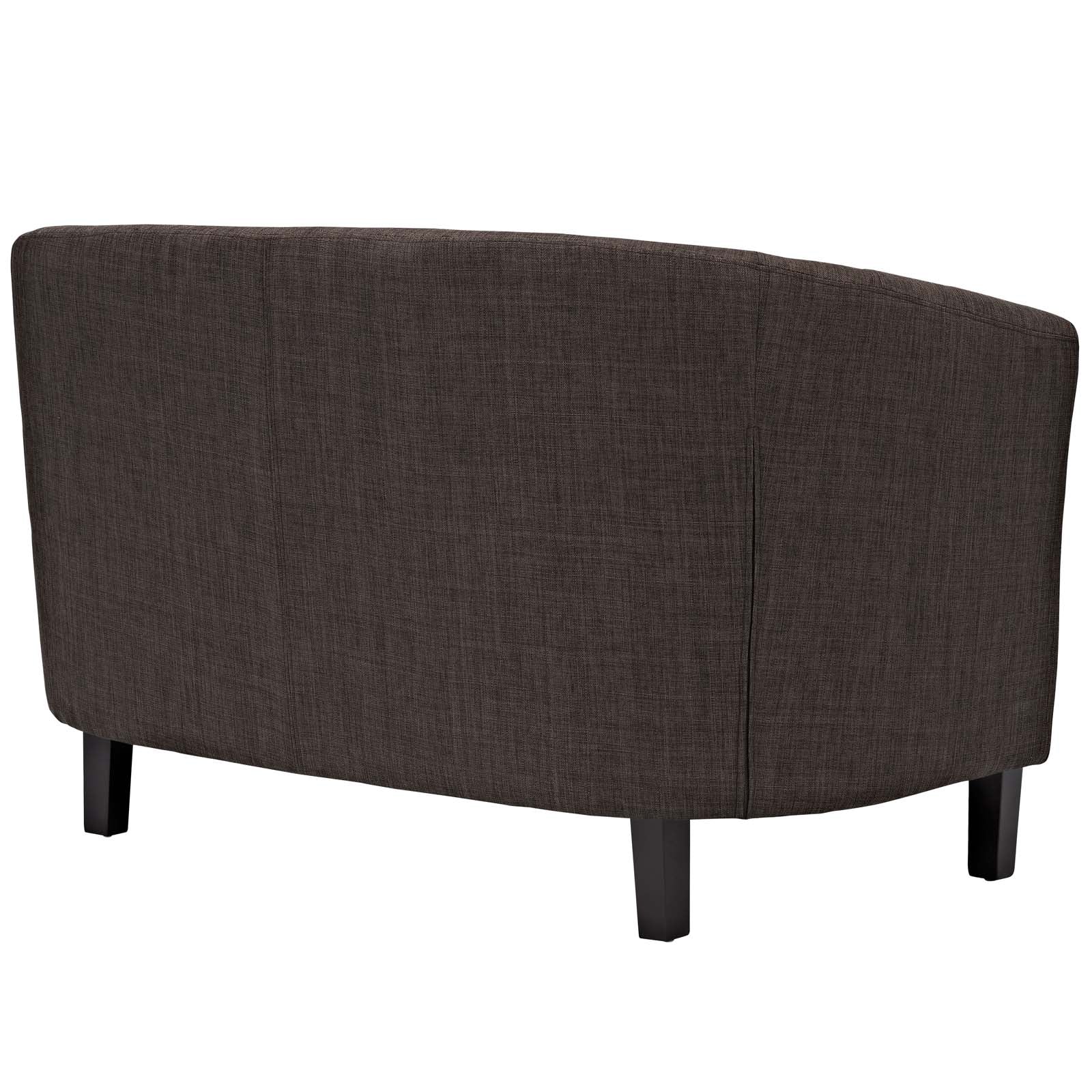 Modway Prospect 3 Piece Upholstered Fabric Loveseat and Armchair Set