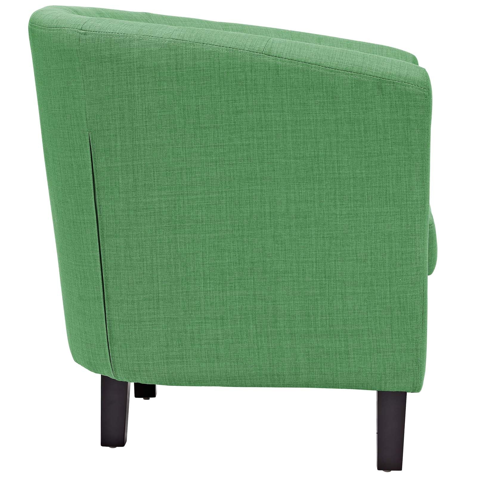 Modway Prospect 3 Piece Upholstered Fabric Loveseat and Armchair Set