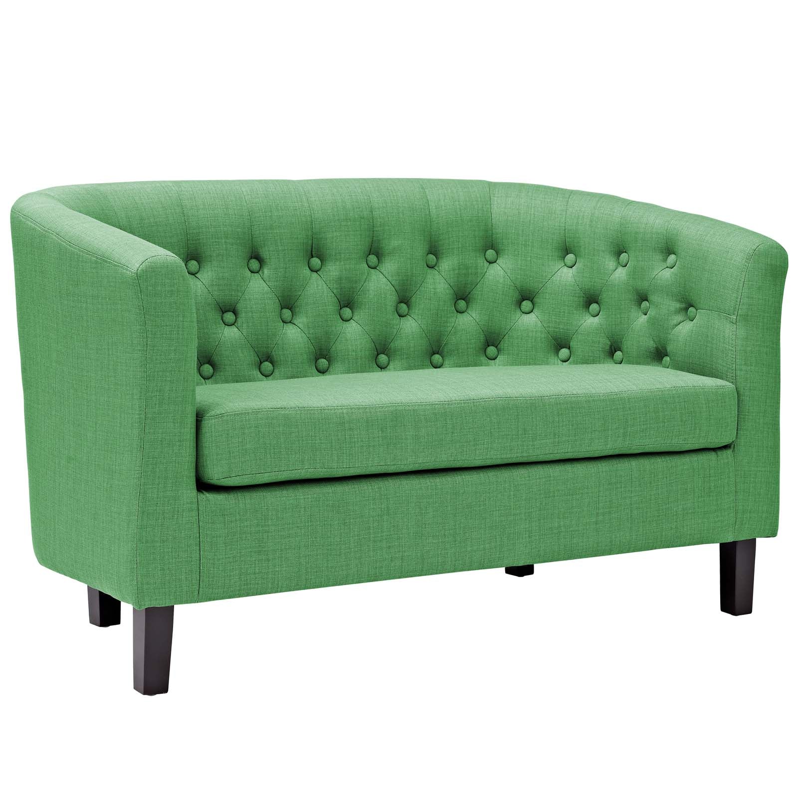 Modway Prospect 3 Piece Upholstered Fabric Loveseat and Armchair Set