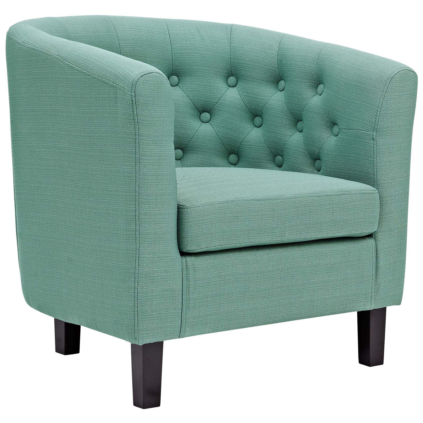 Modway Prospect 3 Piece Upholstered Fabric Loveseat and Armchair Set