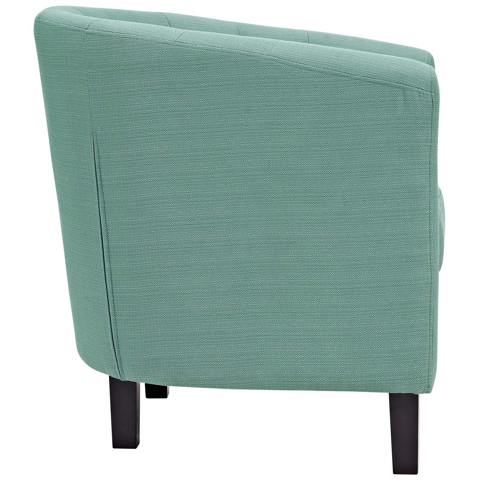 Modway Prospect 3 Piece Upholstered Fabric Loveseat and Armchair Set