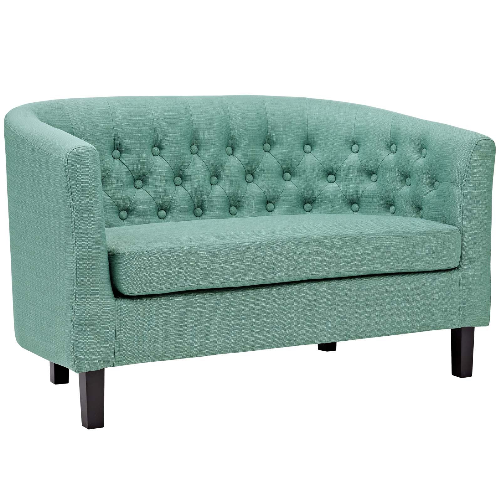 Modway Prospect 3 Piece Upholstered Fabric Loveseat and Armchair Set