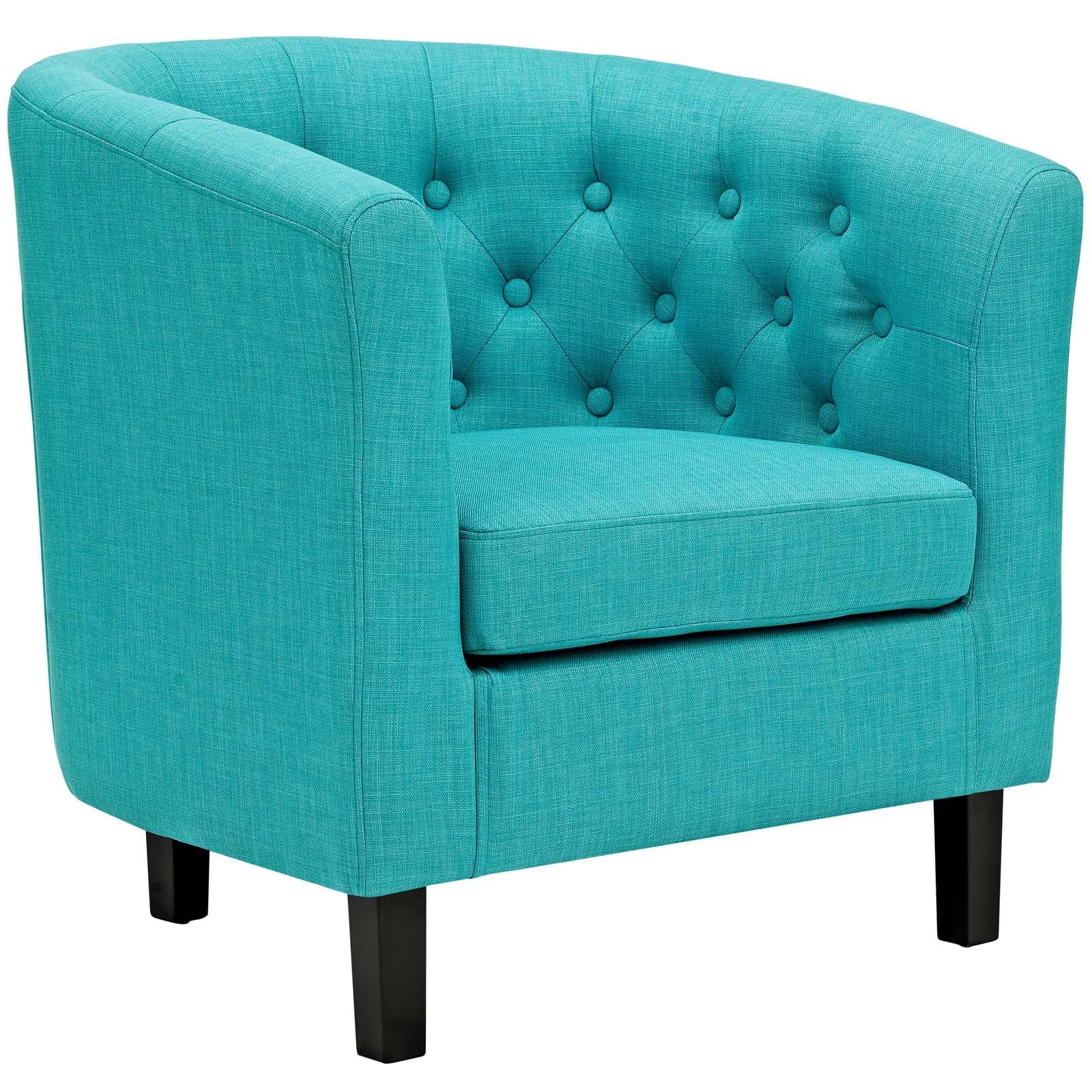 Modway Prospect 3 Piece Upholstered Fabric Loveseat and Armchair Set