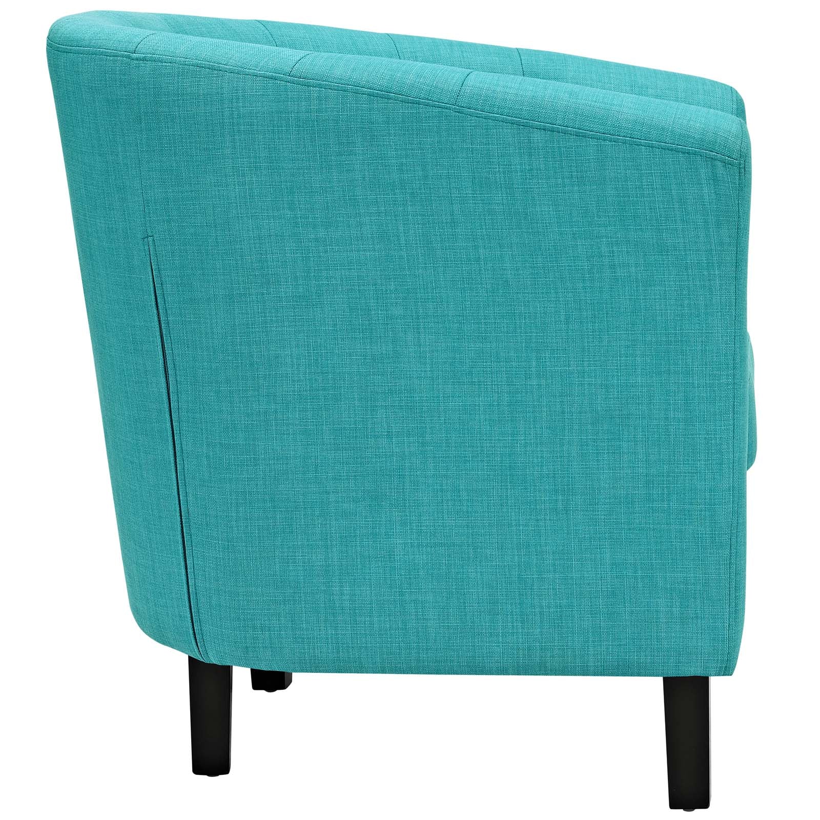 Modway Prospect 3 Piece Upholstered Fabric Loveseat and Armchair Set