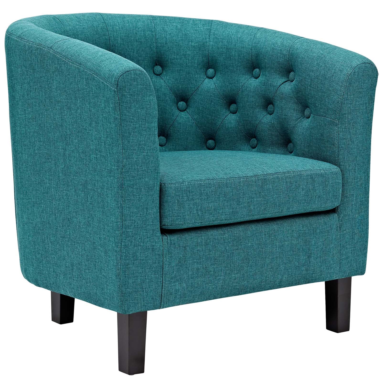 Modway Prospect 3 Piece Upholstered Fabric Loveseat and Armchair Set