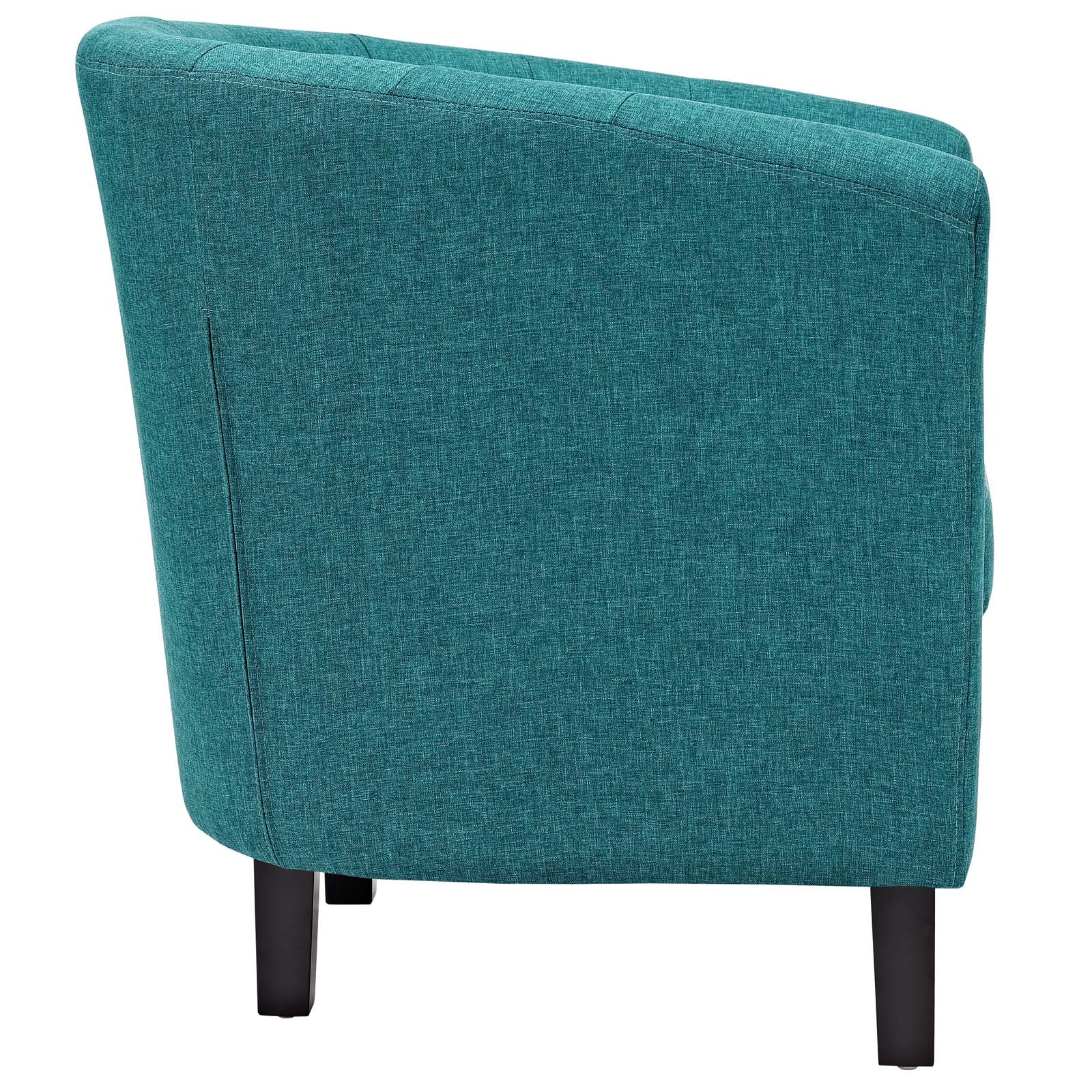 Modway Prospect 3 Piece Upholstered Fabric Loveseat and Armchair Set