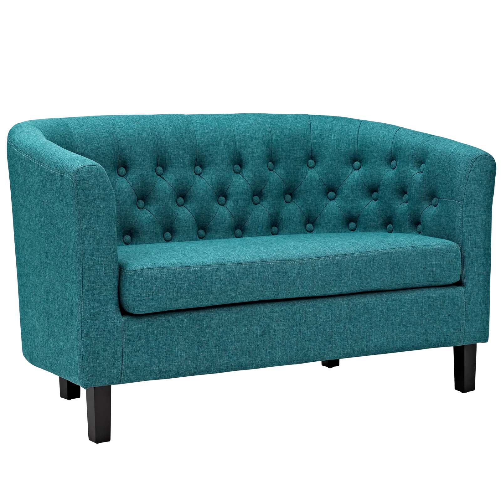Modway Prospect 3 Piece Upholstered Fabric Loveseat and Armchair Set