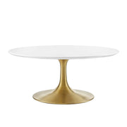 Modway Lippa 36" Round Wood Coffee Table 1