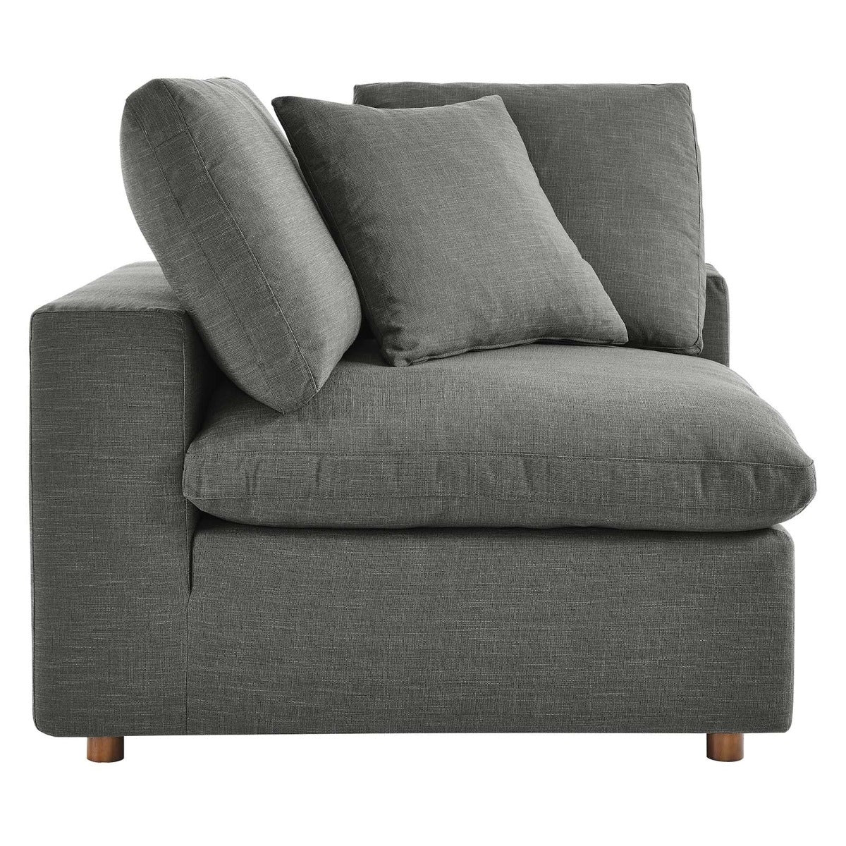 Modway Commix Down Filled Overstuffed 2 Piece Sectional Sofa Set