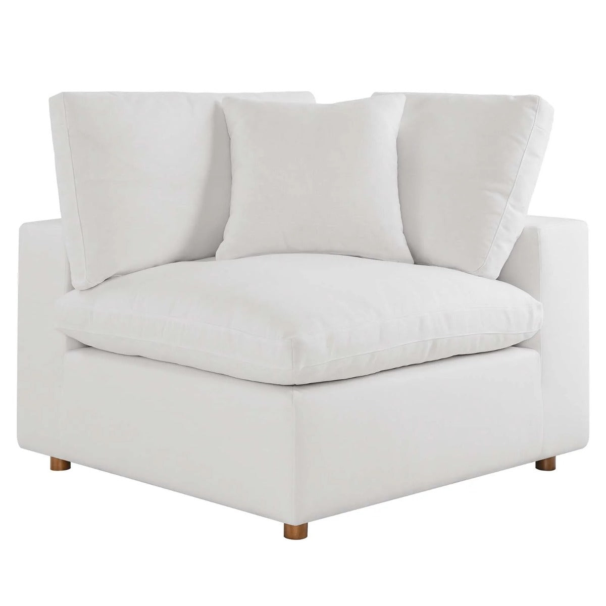Modway Commix Down Filled Overstuffed 5 Piece Sectional Sofa Set