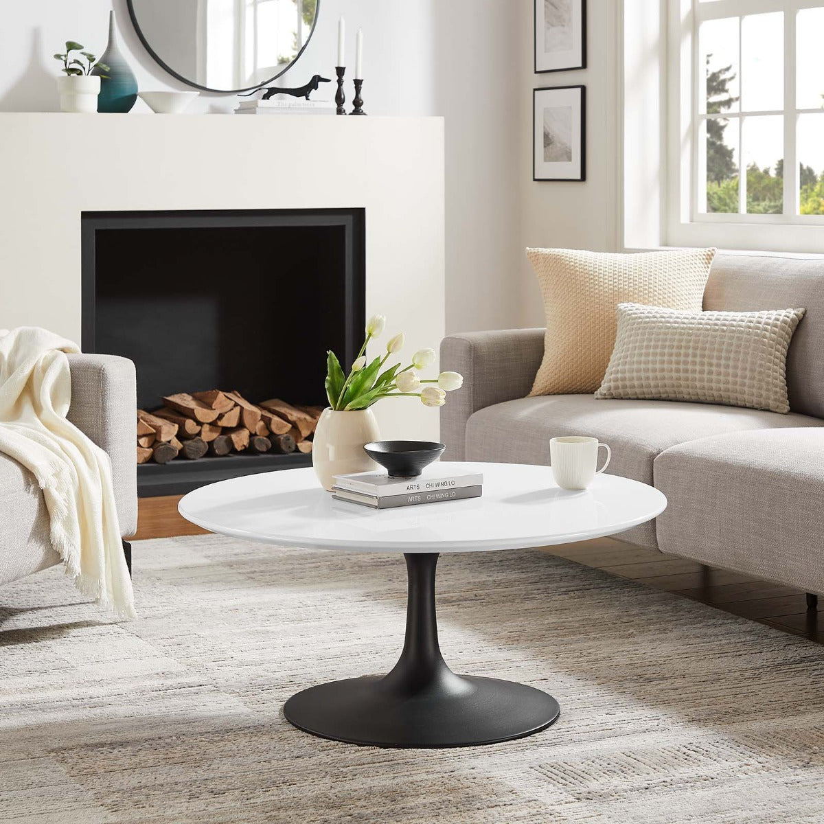 Modway Lippa 36" Round Coffee Table