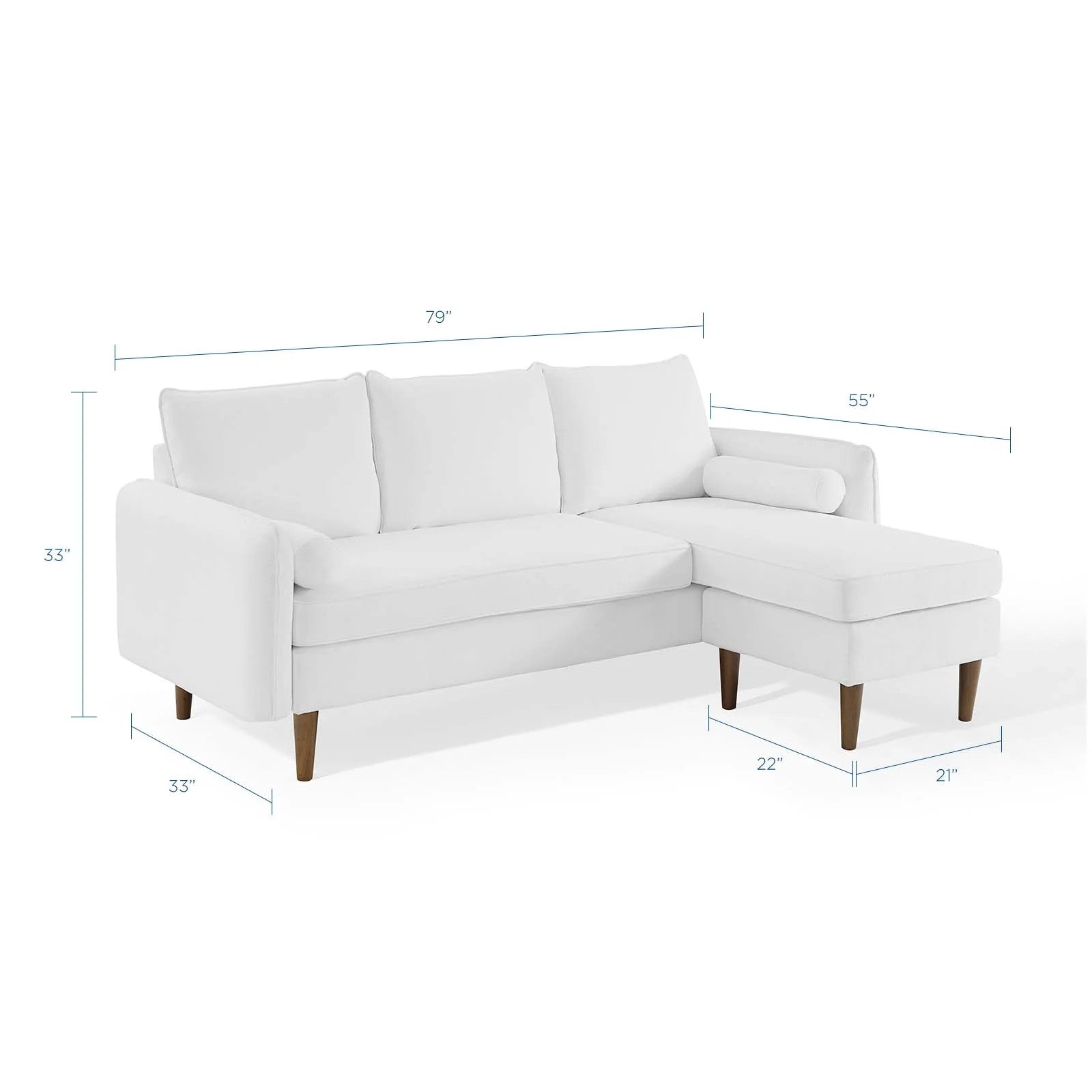 Modway Revive Upholstered Sectional Sofa