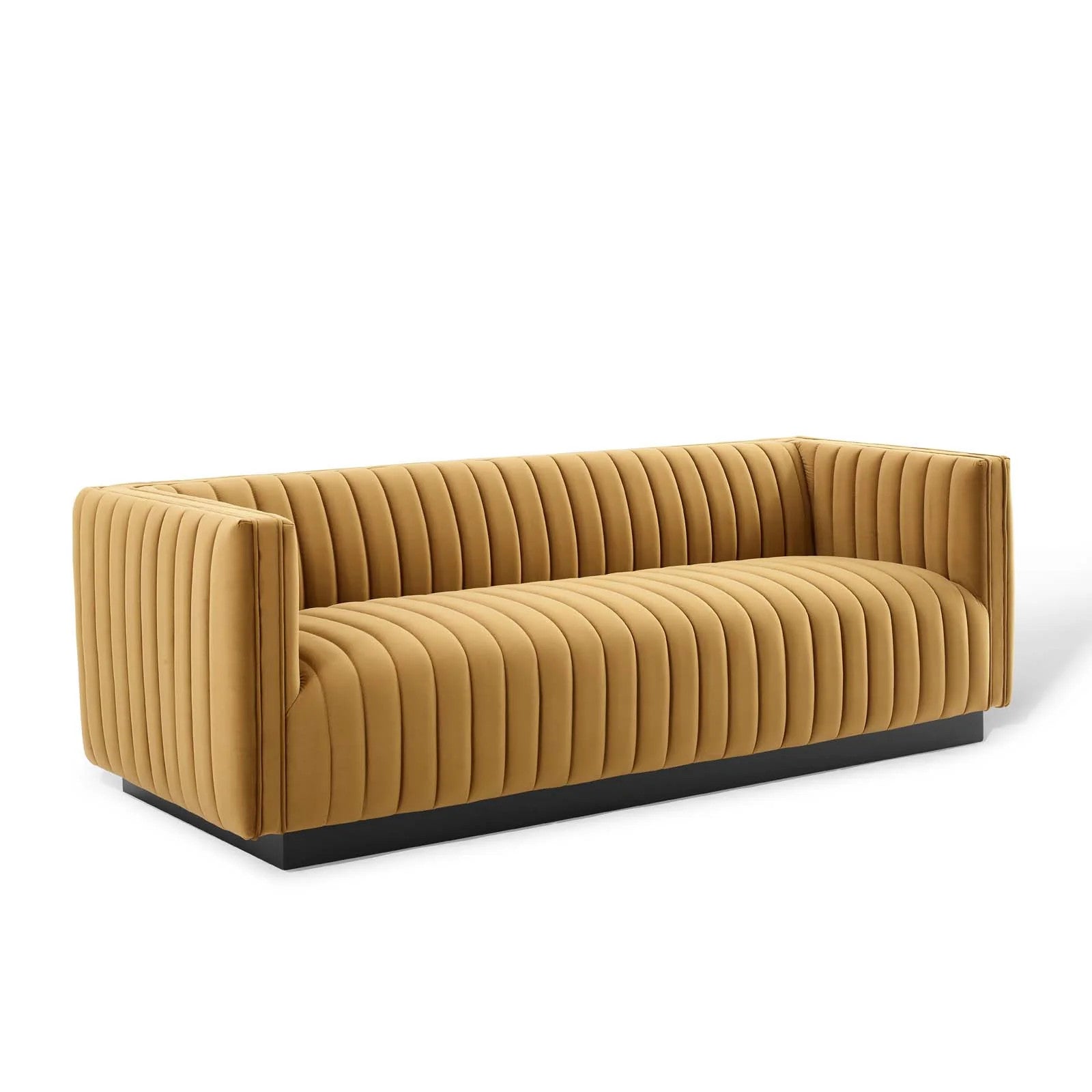 Modway Conjure Channel Tufted Velvet Sofa