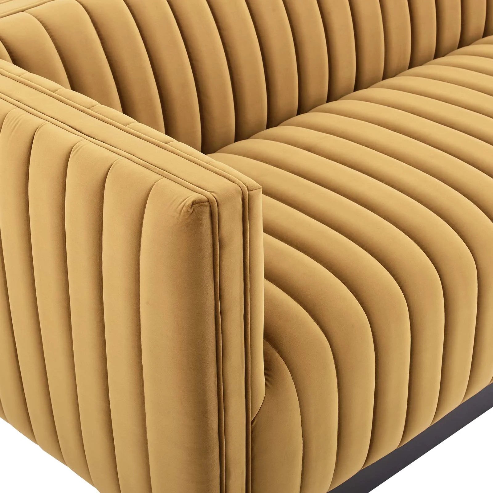Modway Conjure Channel Tufted Velvet Sofa