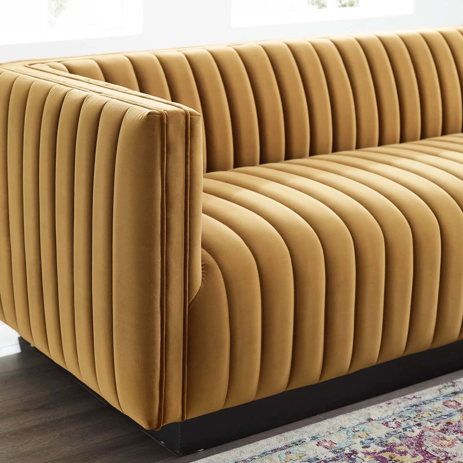 Modway Conjure Channel Tufted Velvet Sofa